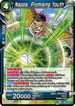 Nappa, Promising Youth - DB3-042 - Common available at 401 Games Canada