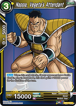 Nappa, Vegeta's Attendant - BT3-102 - Common available at 401 Games Canada