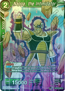 Nappa, the Intimidator - BT15-084 - Rare (FOIL) available at 401 Games Canada