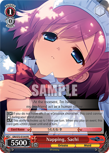 Napping, Sachi - GRI/S72-E104 - Promo available at 401 Games Canada