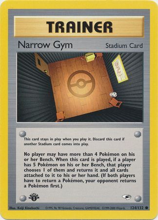 Narrow Gym - 124/132 - Common - 1st Edition available at 401 Games Canada