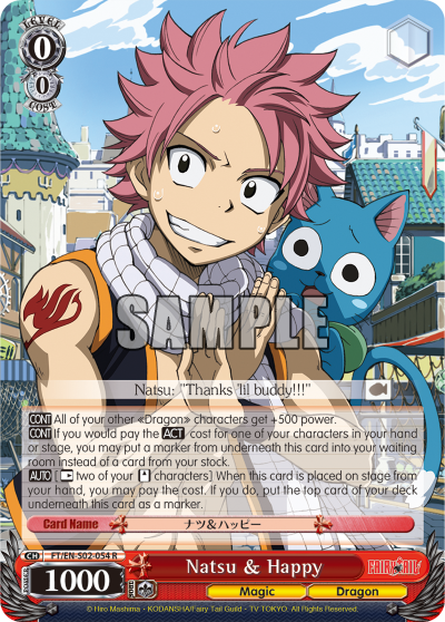 Natsu & Happy - FT/EN-S02-054 - Rare available at 401 Games Canada