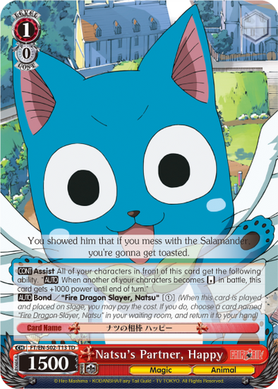 Natsu's Partner, Happy - FT/EN-S02-T13 - Trial Deck available at 401 Games Canada