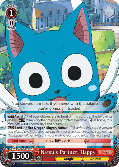 Natsu's Partner, Happy - FT/EN-S02-T13 - Trial Deck available at 401 Games Canada