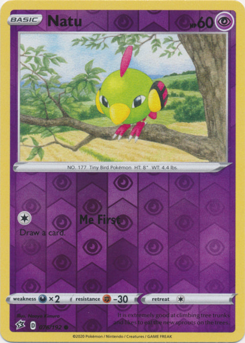 Natu - 076/192 - Common - Reverse Holo available at 401 Games Canada