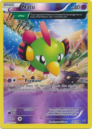 Natu - 28/108 - Common - Reverse Holo available at 401 Games Canada