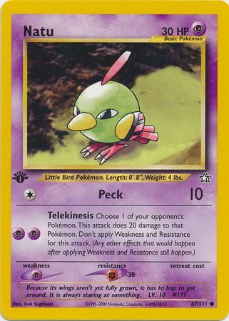 Natu - 67/111 - Common - 1st Edition available at 401 Games Canada