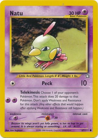 Natu - 67/111 - Common - Unlimited available at 401 Games Canada