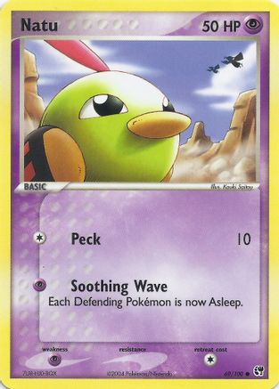 Natu - 69/100 - Common (No "e" Symbol) available at 401 Games Canada