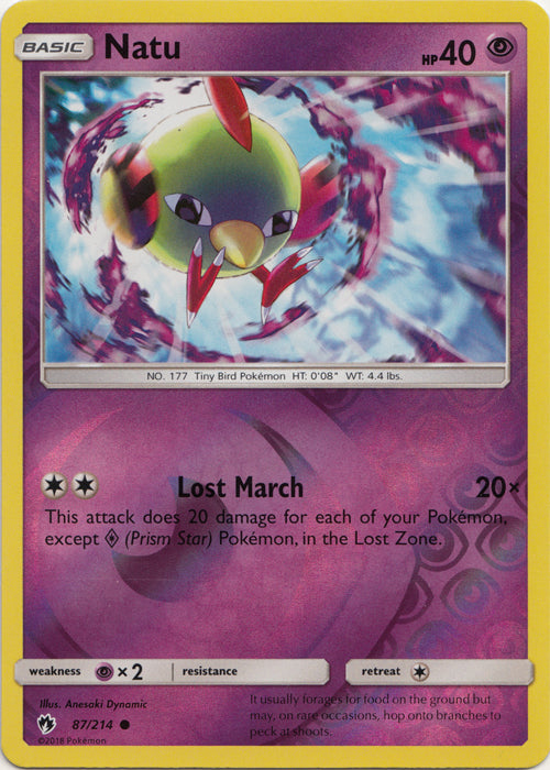 Natu - 87/214 - Common - Reverse Holo available at 401 Games Canada