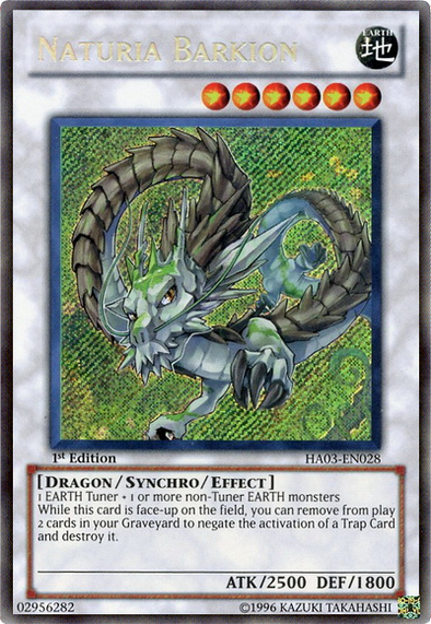 Naturia Barkion - HA03-EN028 - Secret Rare - 1st Edition available at 401 Games Canada