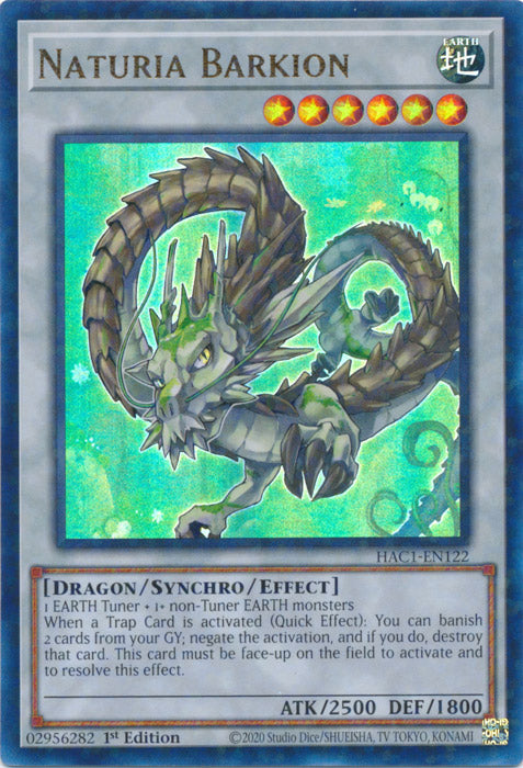 Naturia Barkion - HAC1-EN122 - Duel Terminal Ultra Parallel Rare available at 401 Games Canada