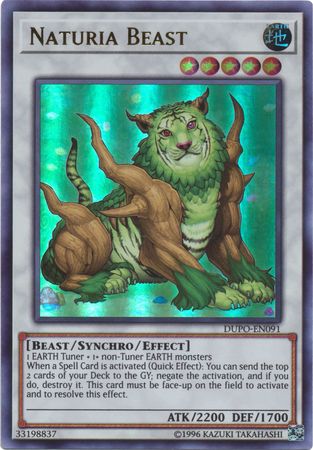 Naturia Beast - DUPO-EN091 - Ultra Rare - Unlimited available at 401 Games Canada