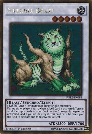 Naturia Beast - PGL2-EN086 - Gold Rare - 1st Edition available at 401 Games Canada