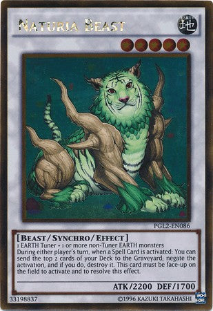 Naturia Beast - PGL2-EN086 - Gold Rare - Unlimited available at 401 Games Canada