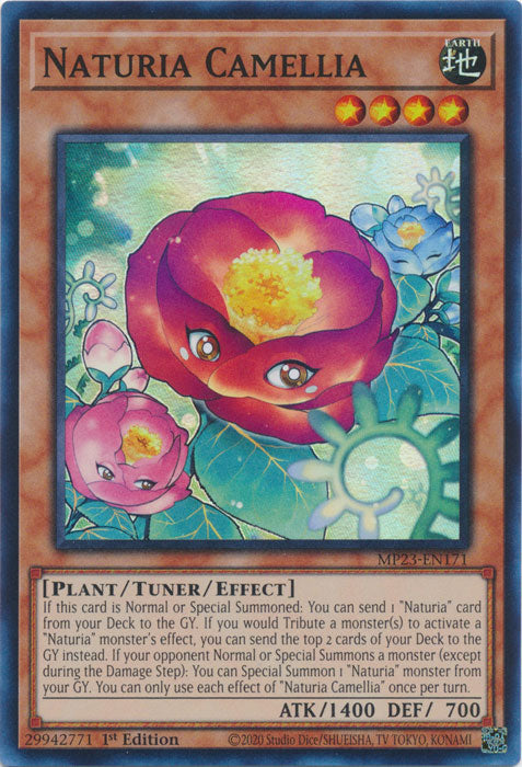 Naturia Camellia - MP23-EN171 - Super Rare - 1st Edition available at 401 Games Canada