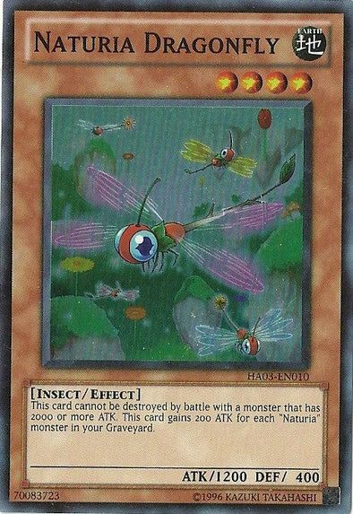 Naturia Dragonfly - HA03-EN010 - Super Rare - Unlimited available at 401 Games Canada