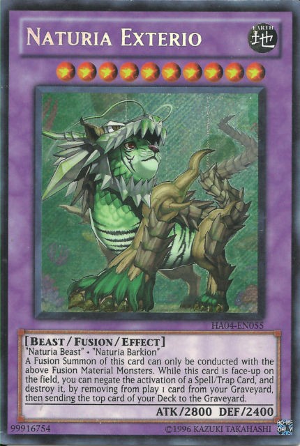 Naturia Exterio - HA04-EN055 - Secret Rare - Unlimited available at 401 Games Canada