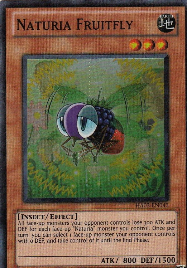 Naturia Fruitfly - HA03-EN043 - Super Rare - Unlimited available at 401 Games Canada