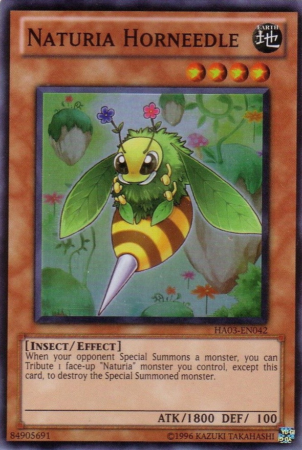 Naturia Horneedle - HA03-EN042 - Super Rare - Unlimited available at 401 Games Canada