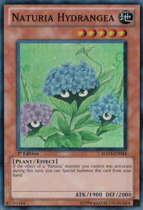 Naturia Hydrangea - HA03-EN044 - Super Rare - 1st Edition available at 401 Games Canada