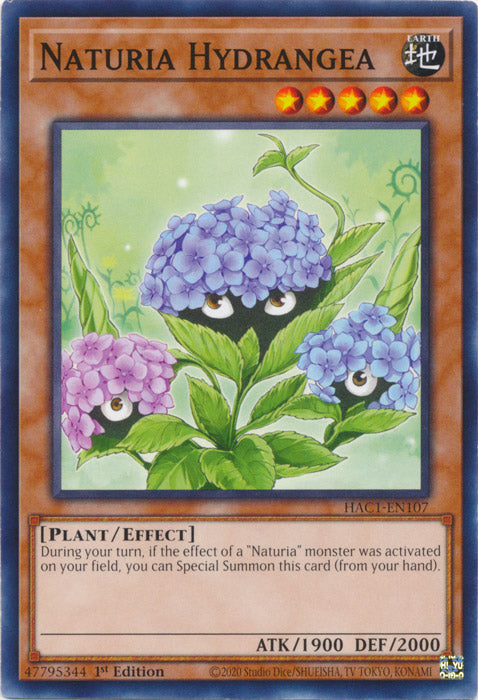 Naturia Hydrangea - HAC1-EN107 - Common available at 401 Games Canada