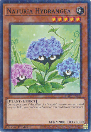 Naturia Hydrangea - HAC1-EN107 - Duel Terminal Normal Parallel Rare available at 401 Games Canada