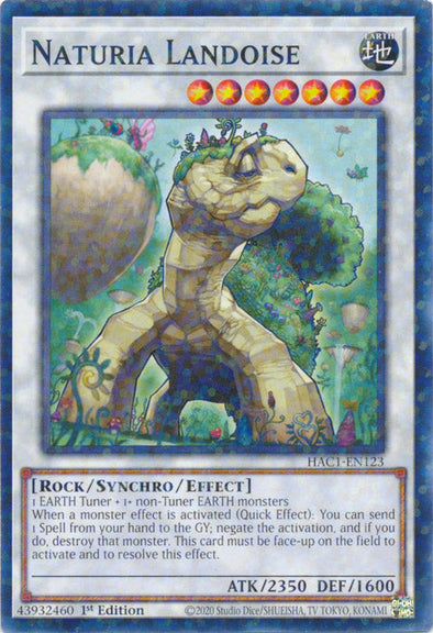 Naturia Landoise - HAC1-EN123 - Duel Terminal Normal Parallel Rare available at 401 Games Canada