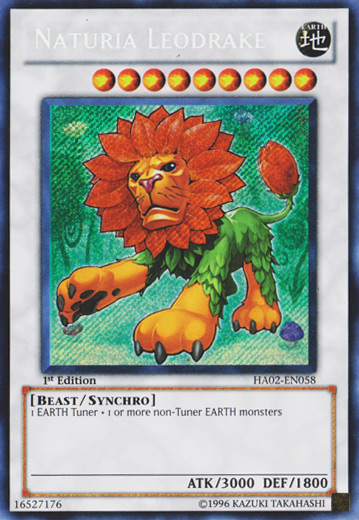 Naturia Leodrake - HA02-EN058 - Secret Rare - 1st Edition available at 401 Games Canada