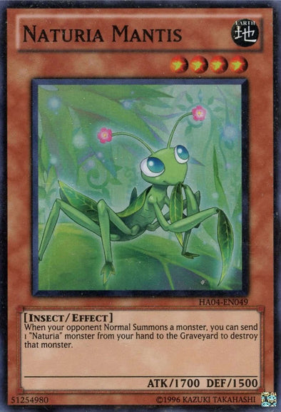 Naturia Mantis - HA04-EN049 - Super Rare - Unlimited available at 401 Games Canada