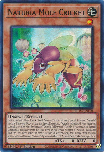 Naturia Mole Cricket - MP23-EN170 - Super Rare - 1st Edition available at 401 Games Canada