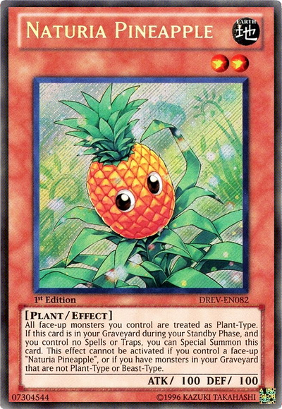 Naturia Pineapple - DREV-EN082 - Secret Rare - 1st Edition available at 401 Games Canada