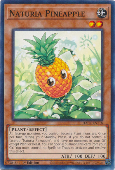 Naturia Pineapple - HAC1-EN118 - Common available at 401 Games Canada