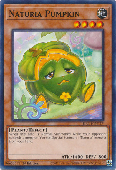 Naturia Pumpkin - HAC1-EN117 - Common available at 401 Games Canada