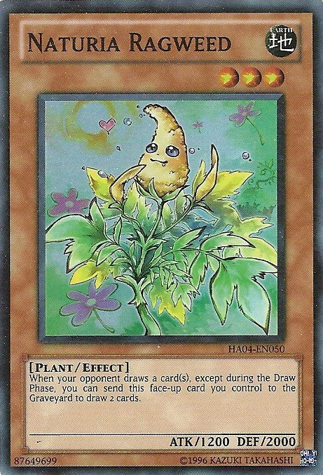 Naturia Ragweed - HA04-EN050 - Super Rare - Unlimited available at 401 Games Canada