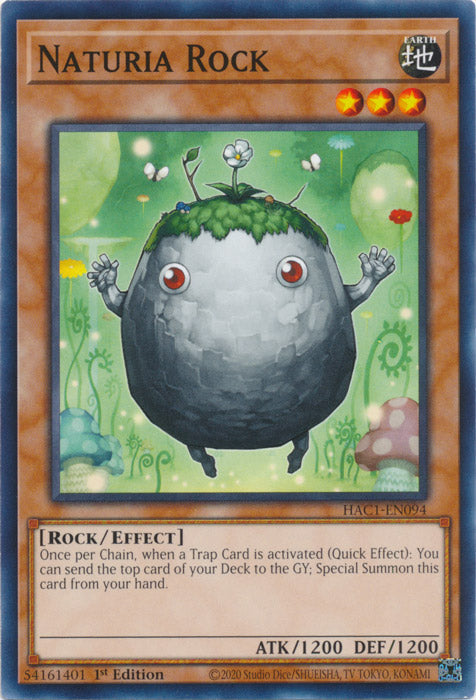 Naturia Rock - HAC1-EN094 - Common available at 401 Games Canada