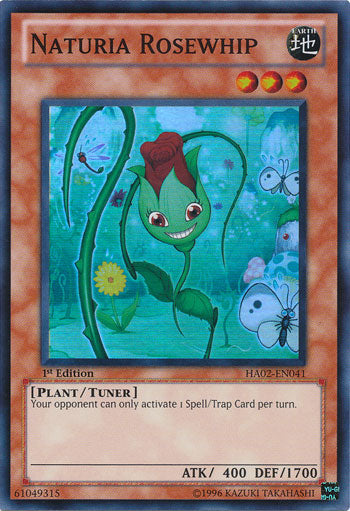 Naturia Rosewhip - HA02-EN041 - Super Rare - 1st Edition available at 401 Games Canada