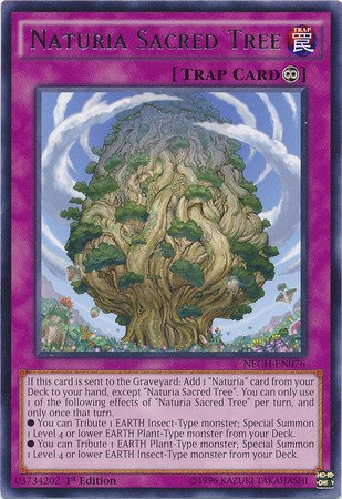 Naturia Sacred Tree - NECH-EN076 - Rare - 1st Edition available at 401 Games Canada