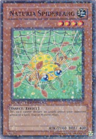 Naturia Spiderfang - DT02-EN070 - Normal Parallel Rare available at 401 Games Canada