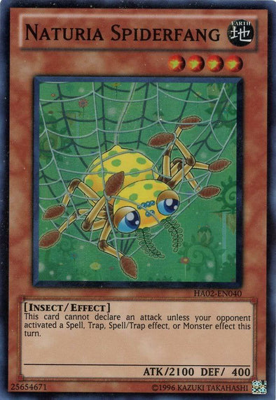 Naturia Spiderfang - HA02-EN040 - Super Rare - Unlimited available at 401 Games Canada