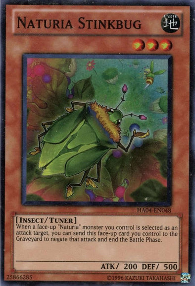 Naturia Stinkbug - HA04-EN048 - Super Rare - Unlimited available at 401 Games Canada