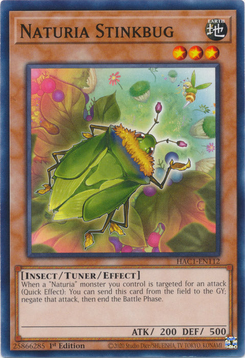 Naturia Stinkbug - HAC1-EN112 - Common available at 401 Games Canada