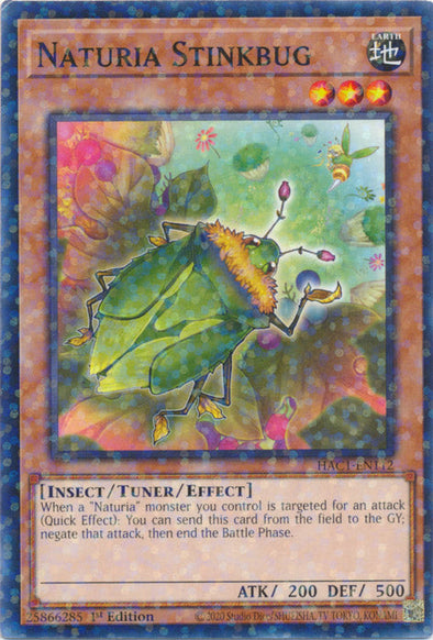 Naturia Stinkbug - HAC1-EN112 - Duel Terminal Normal Parallel Rare available at 401 Games Canada