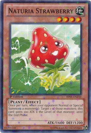 Naturia Strawberry - BP01-EN210 - Starfoil Rare - 1st Edition available at 401 Games Canada