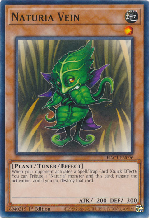 Naturia Vein - HAC1-EN096 - Common available at 401 Games Canada