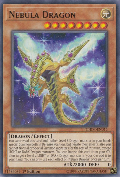 Nebula Dragon - CHIM-EN015 - Rare - 1st Edition available at 401 Games Canada