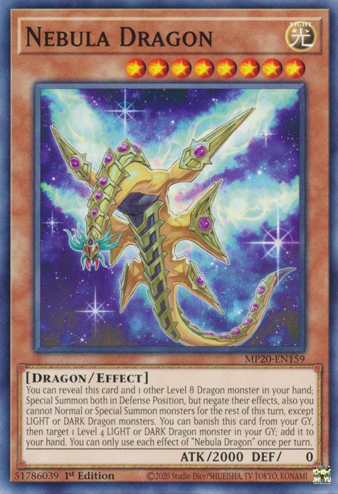 Nebula Dragon - MP20-EN159 - Common - 1st Edition available at 401 Games Canada