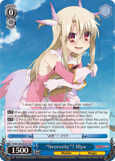 "Necessity"? Illya - PI/EN-S04-E027S - Super Rare available at 401 Games Canada