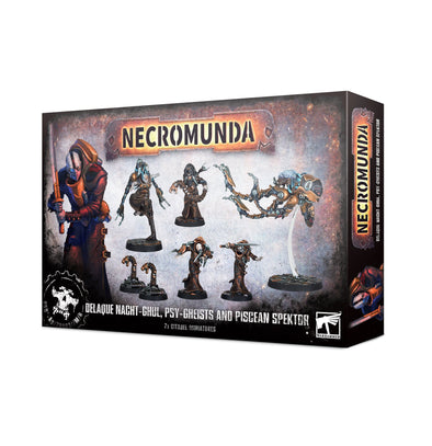 Necromunda - Delaque Nacht-Ghul, Psy-Gheists and Piscean Spektor available at 401 Games Canada