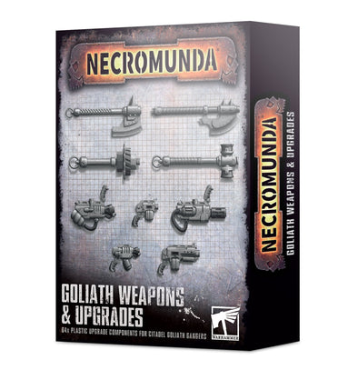 Necromunda - Goliath Weapons & Upgrades available at 401 Games Canada